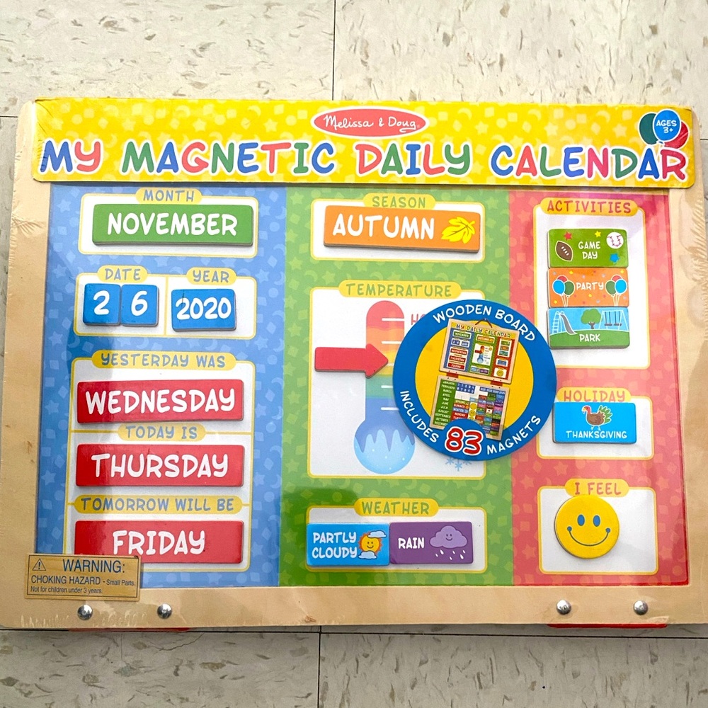 Melissa & Doug Magnetic Calendar
